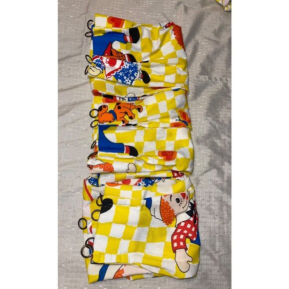 Vintage Raggedy Ann & Andy Three Curtain Panels - Picture 8 of 8